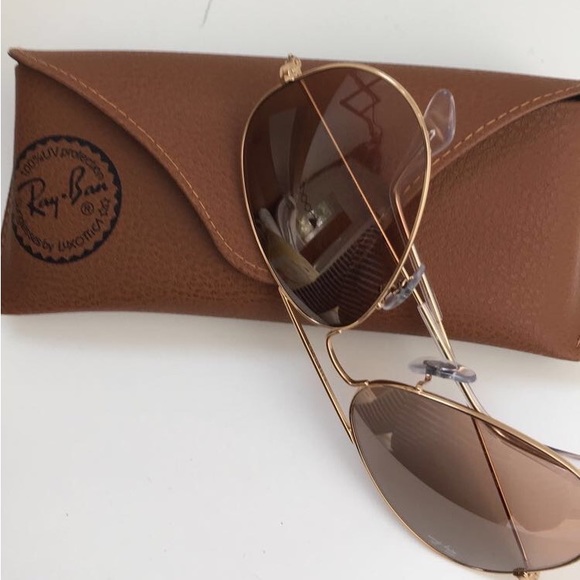 Gold Ray-Bans - Picture 3 of 3